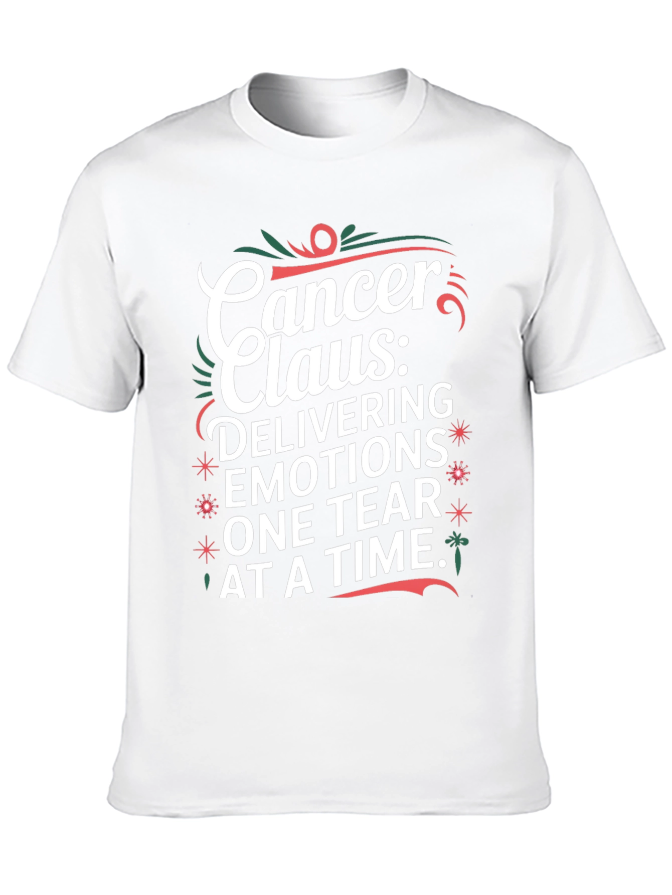 Cancer Claus Graphic T-Shirt - Delivering Emotions