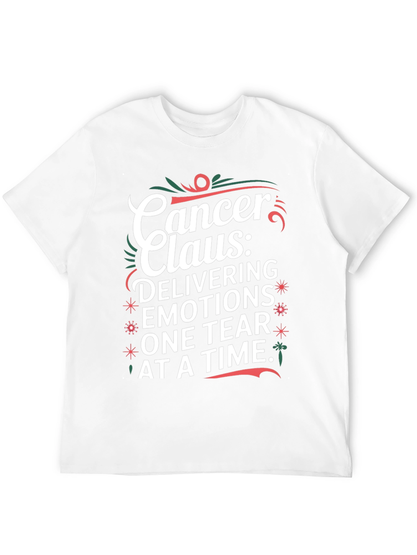 Cancer Claus Graphic T-Shirt - Delivering Emotions