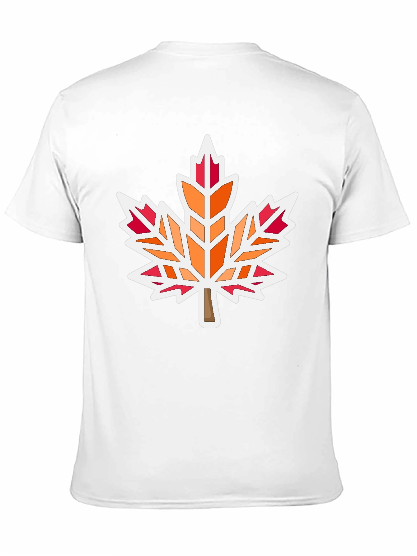 Maple Leaf Graphic Tee - Black Unisex Shirt