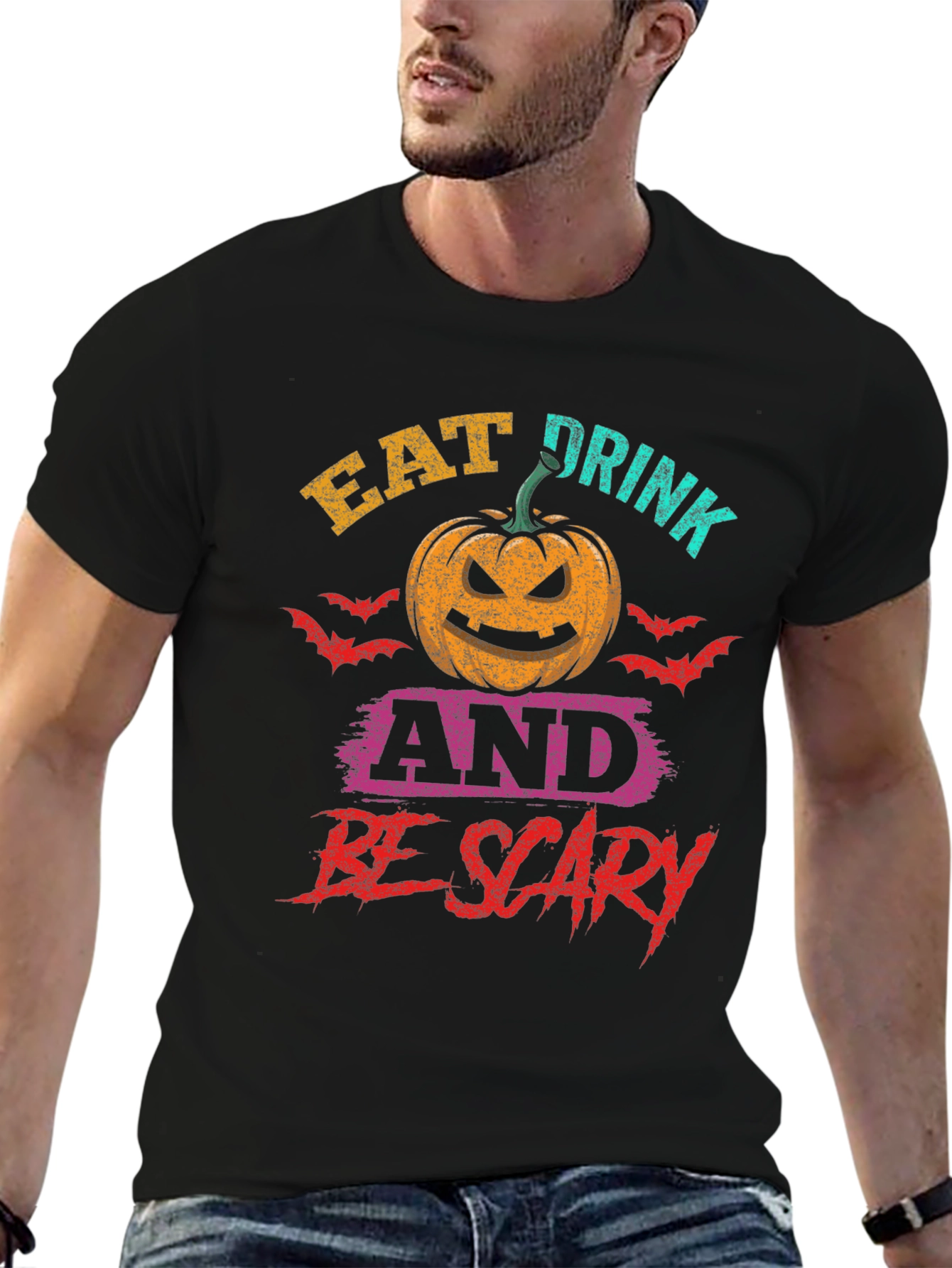 Eat Drink And Be Scary Halloween T-Shirt