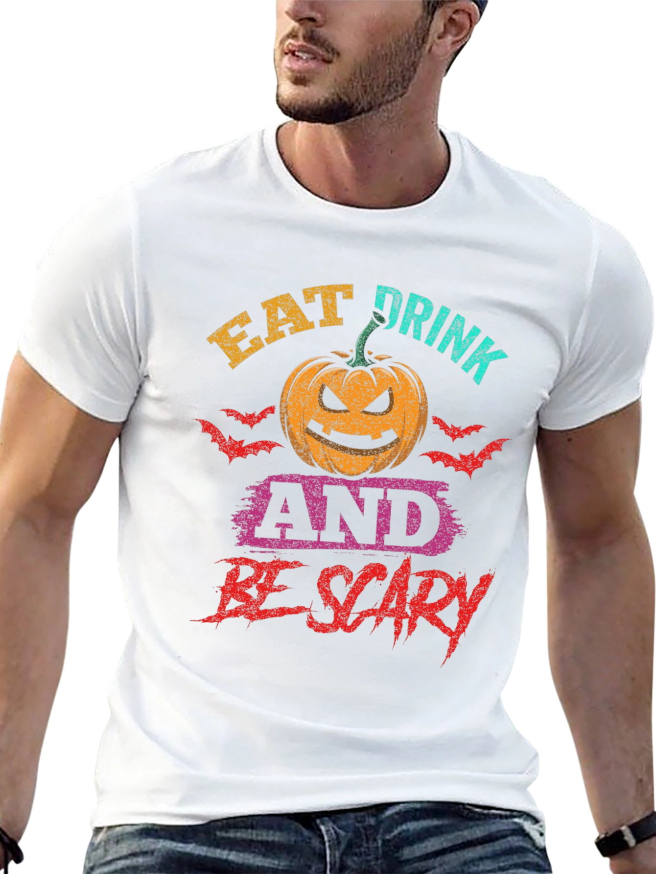 Eat Drink And Be Scary Halloween T-Shirt