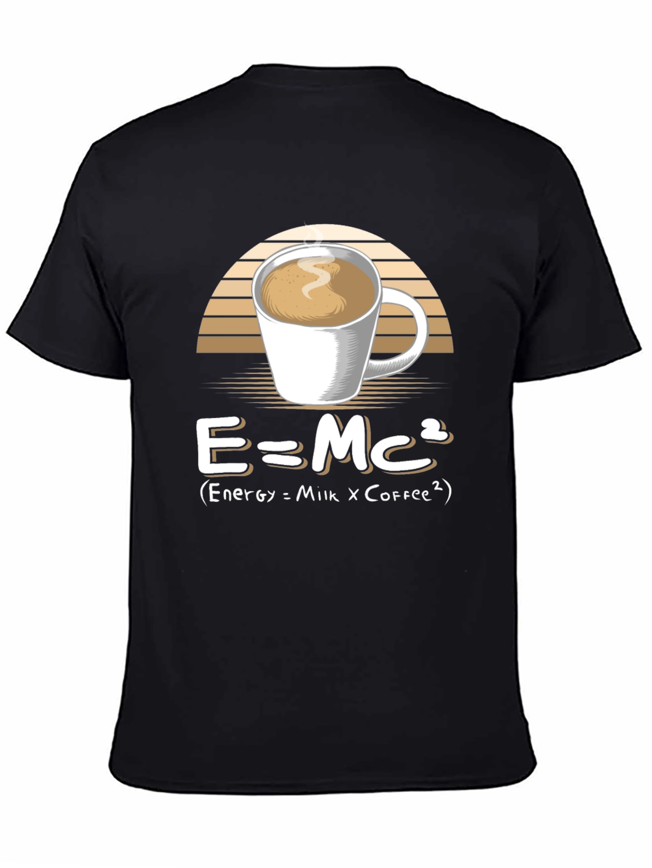 E=Mc2 Coffee Formula Graphic T-Shirt