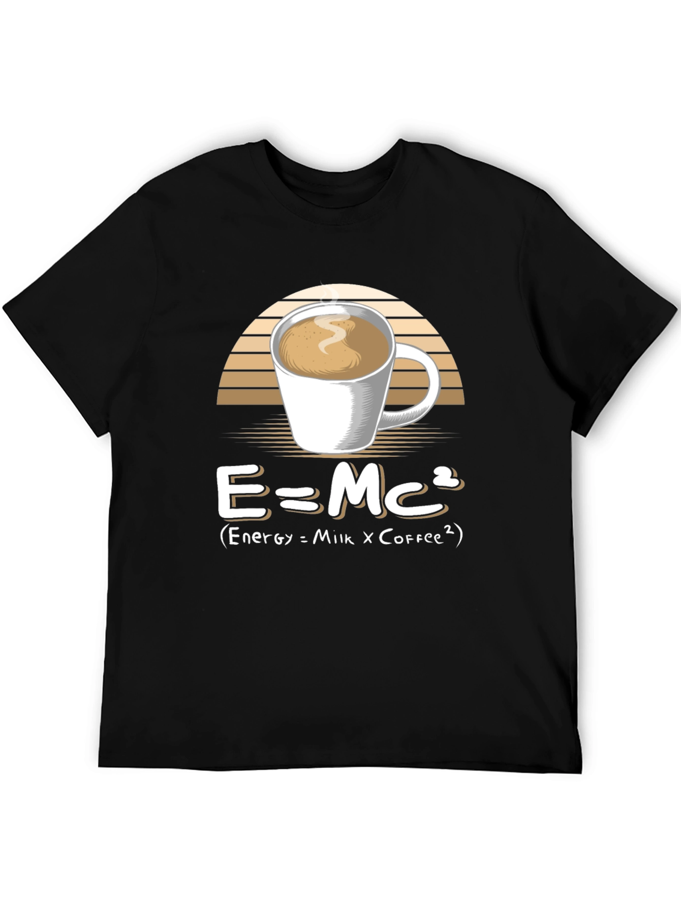 E=Mc2 Coffee Formula Graphic T-Shirt