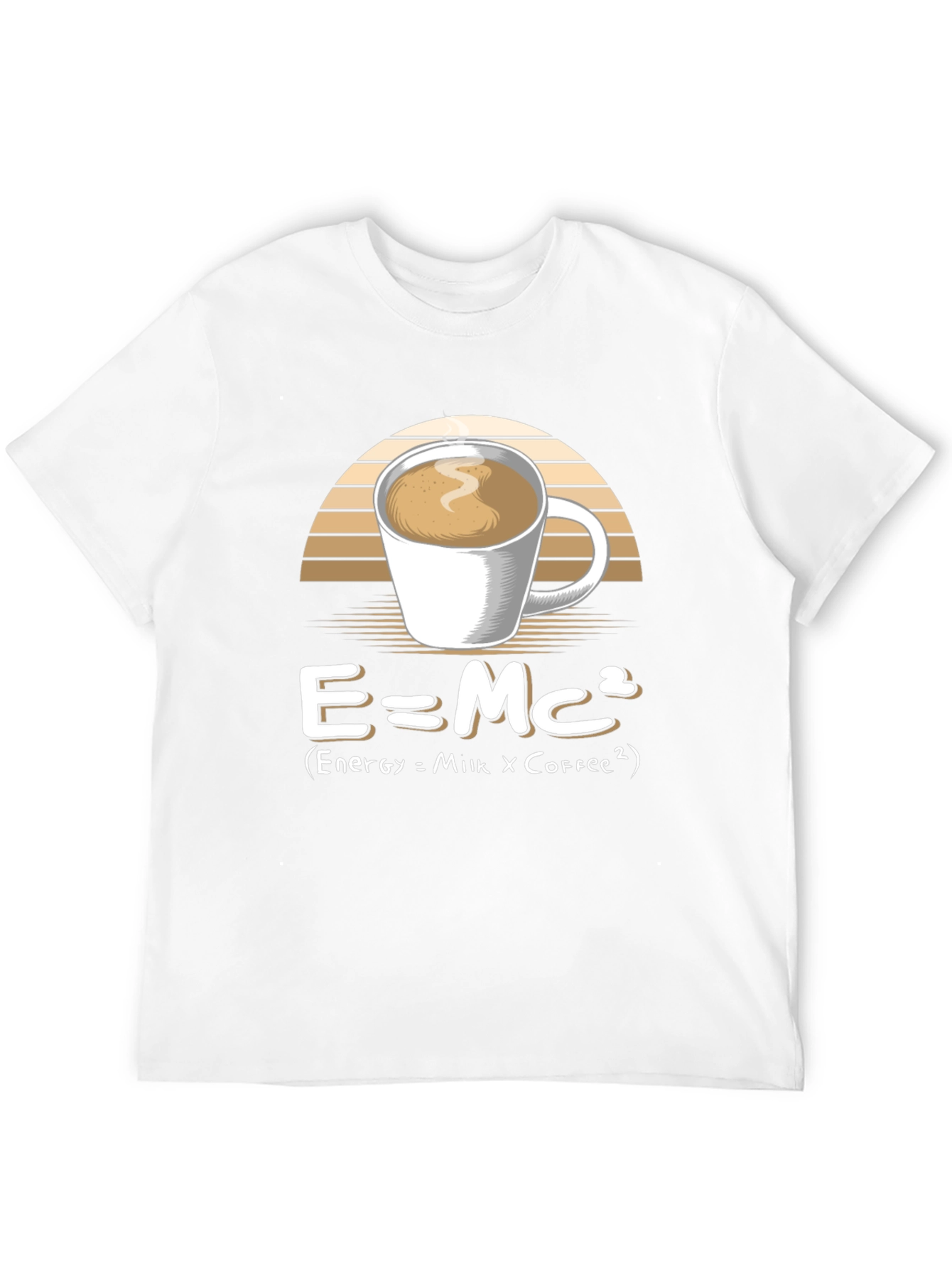 E=Mc2 Coffee Formula Graphic T-Shirt