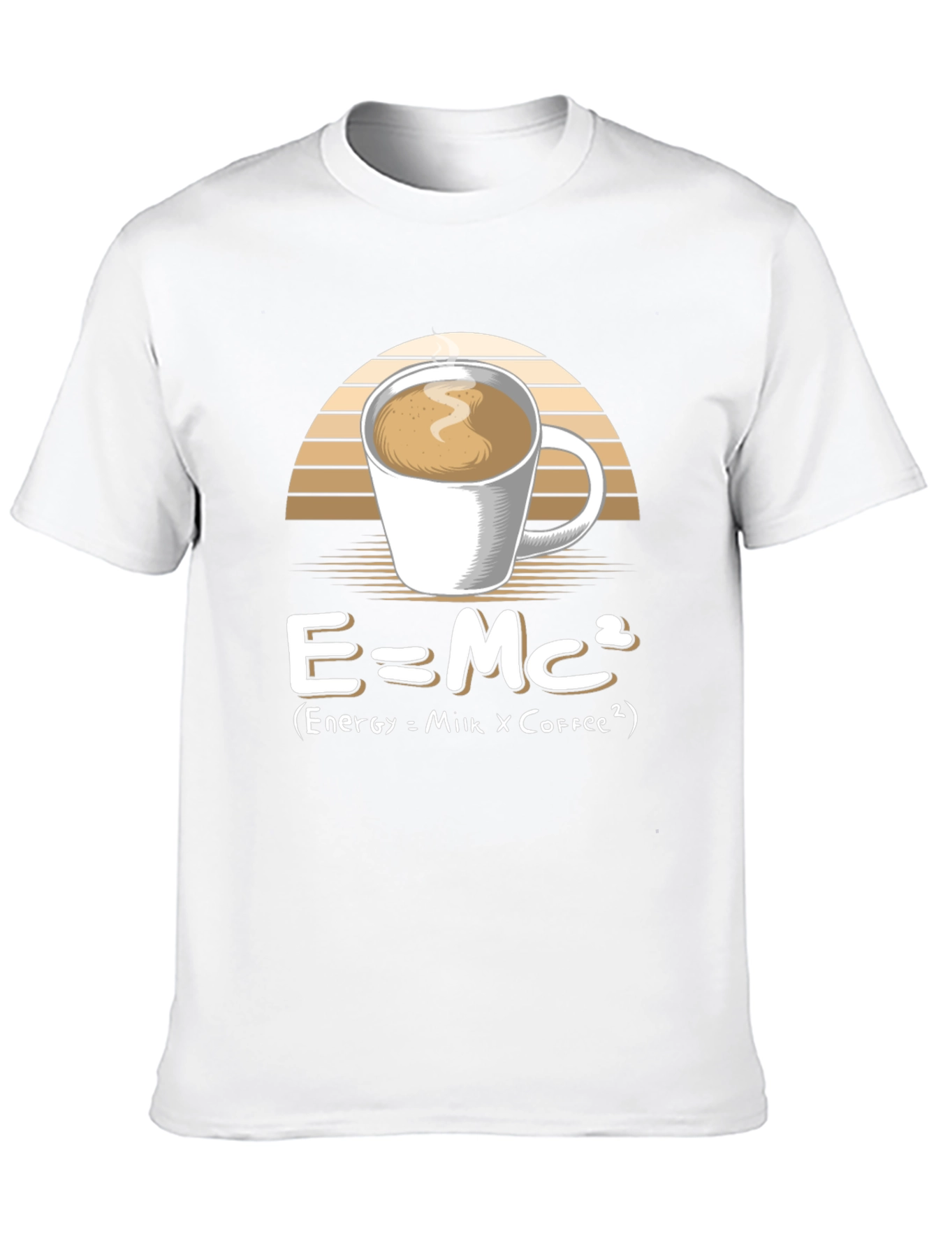 E=Mc2 Coffee Formula Graphic T-Shirt