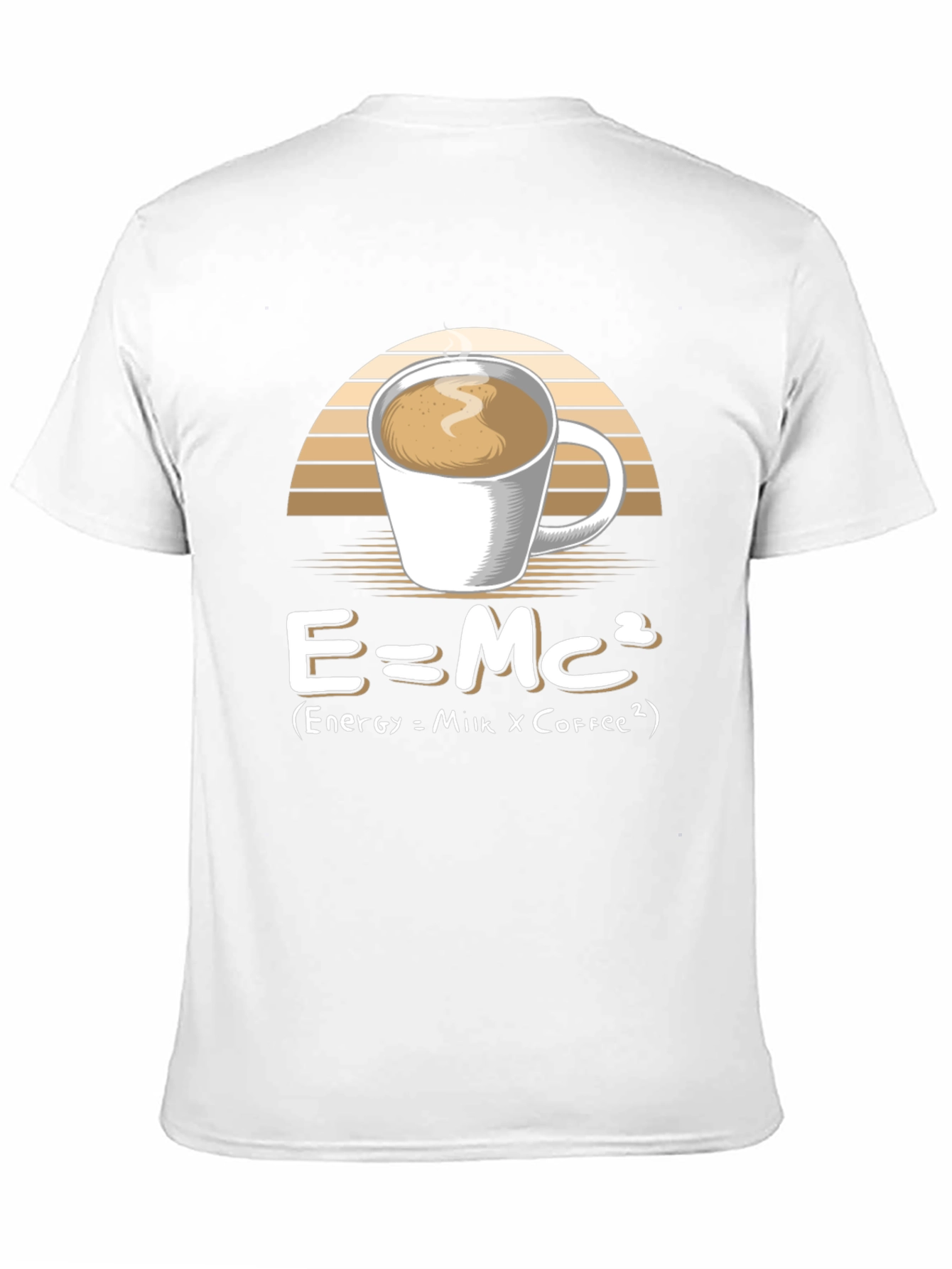 E=Mc2 Coffee Formula Graphic T-Shirt