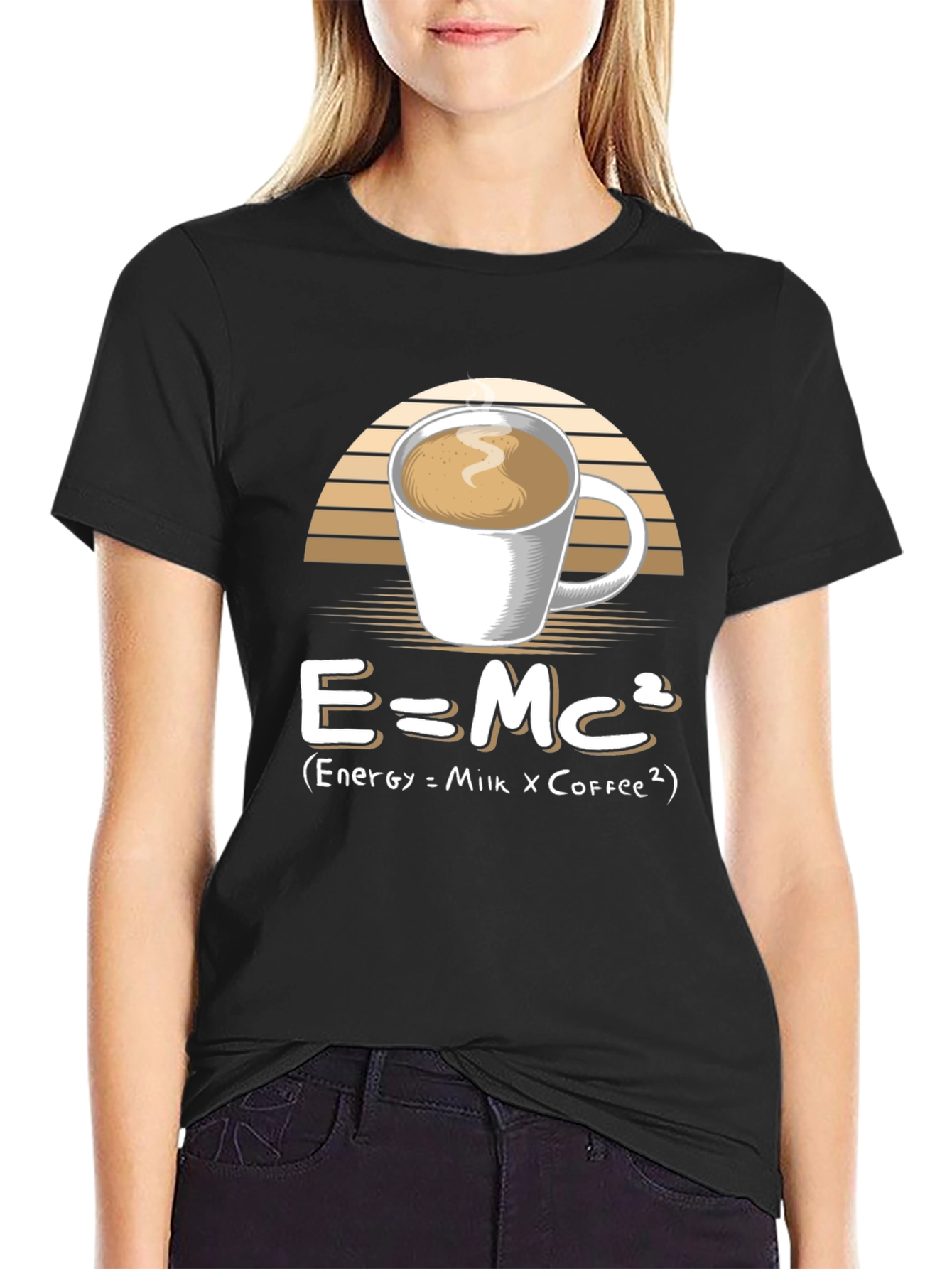 E=Mc2 Coffee Formula Graphic T-Shirt