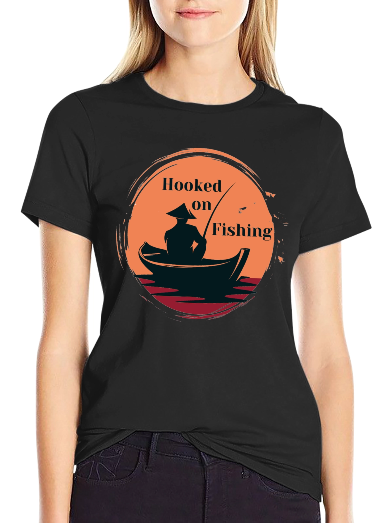 Hooked on Fishing Graphic Tee