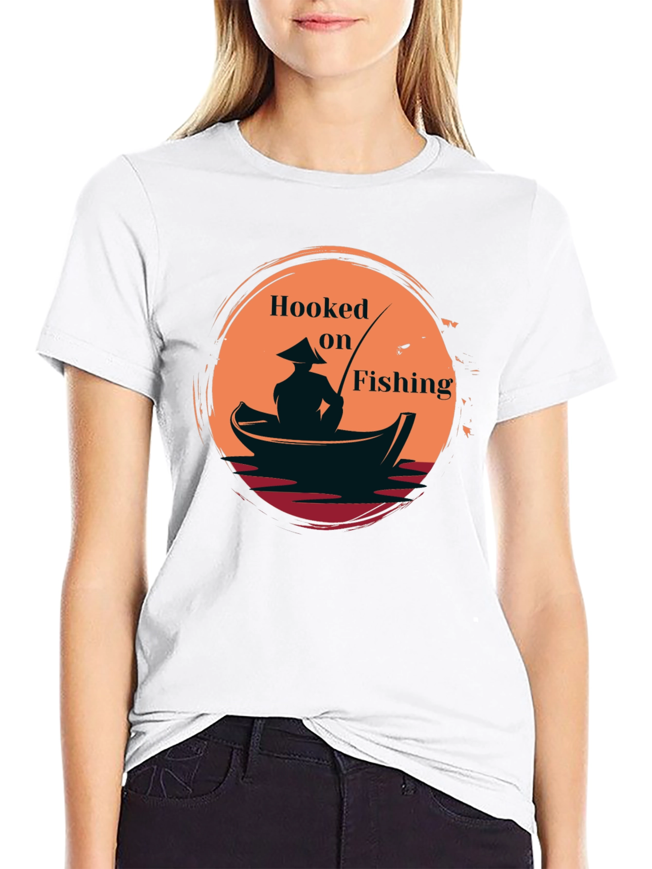 Hooked on Fishing Graphic Tee