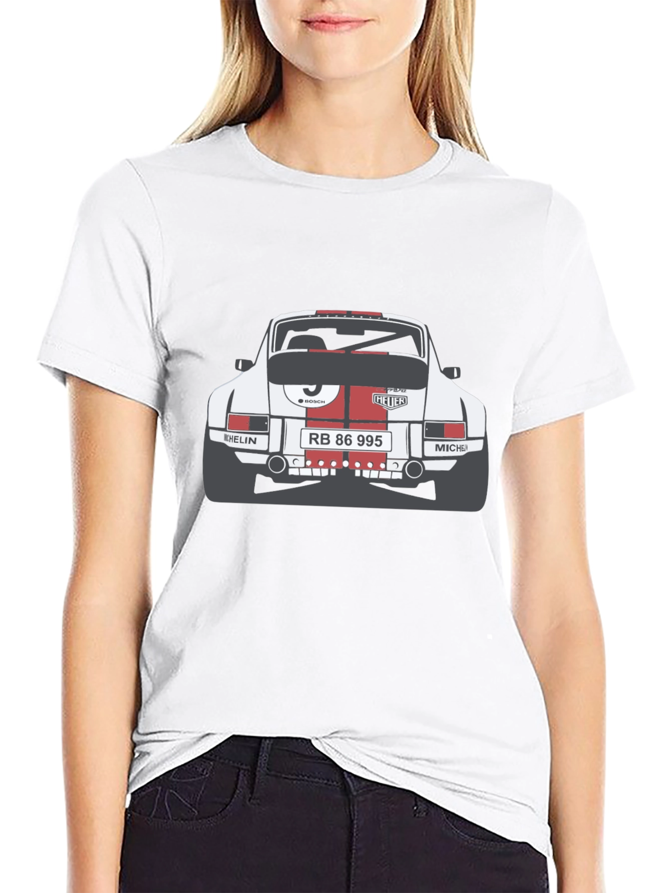 Retro Race Car Graphic T-Shirt