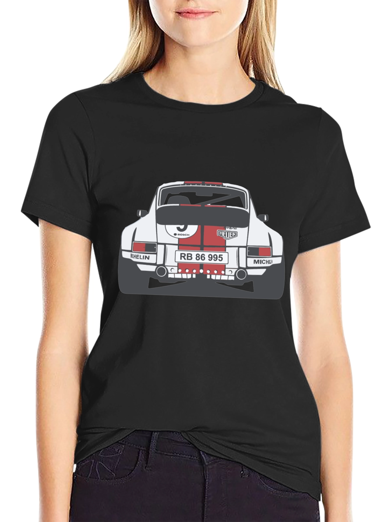 Retro Race Car Graphic T-Shirt