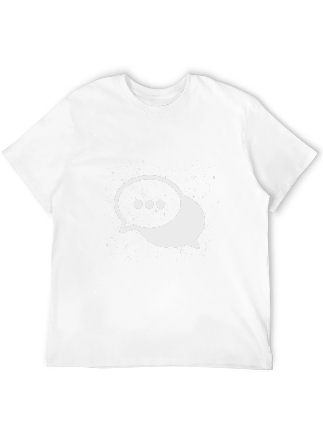 Conversation Bubble Graphic Tee - Black