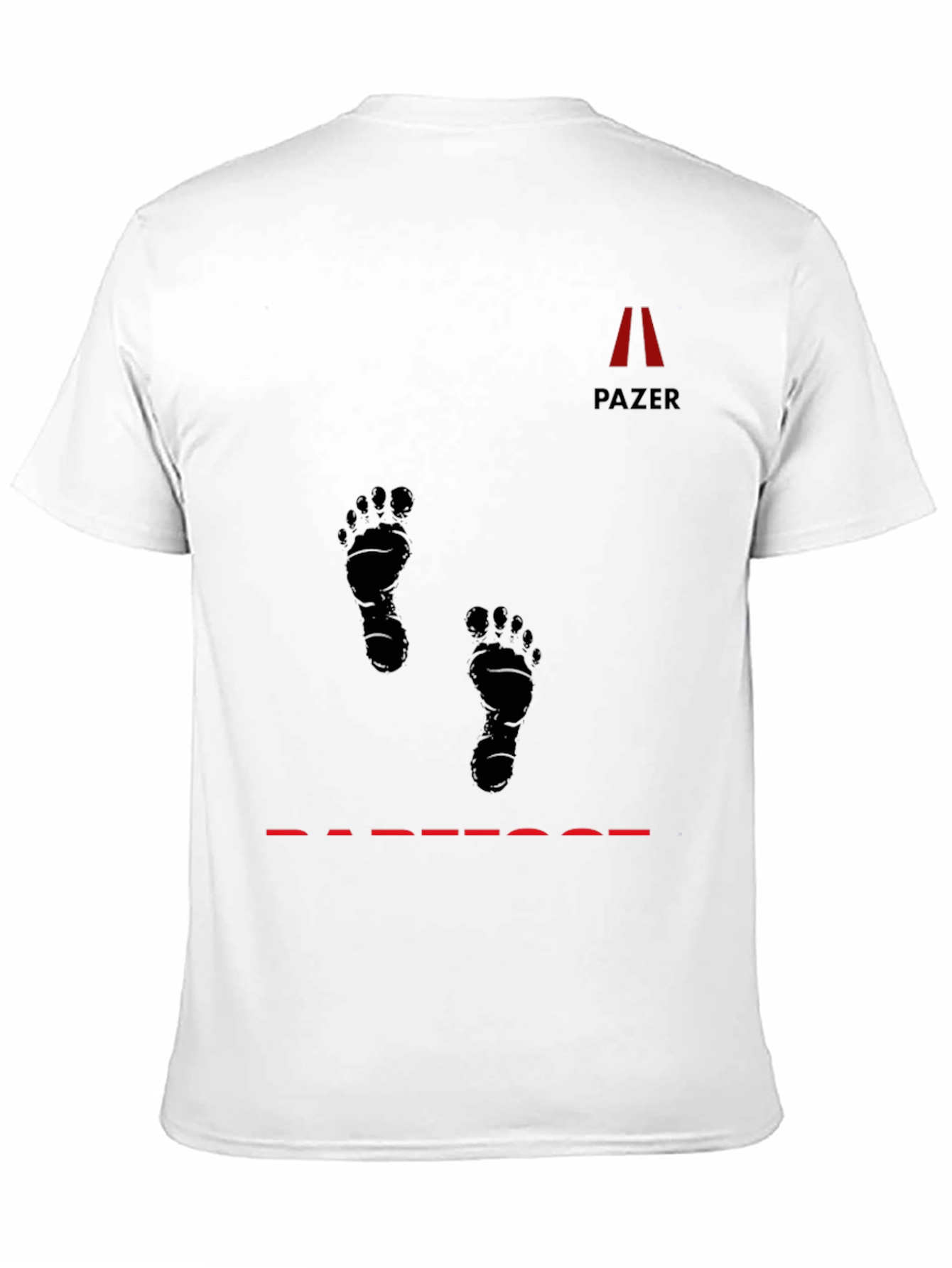 Pazer Barefoot Black Graphic Tee