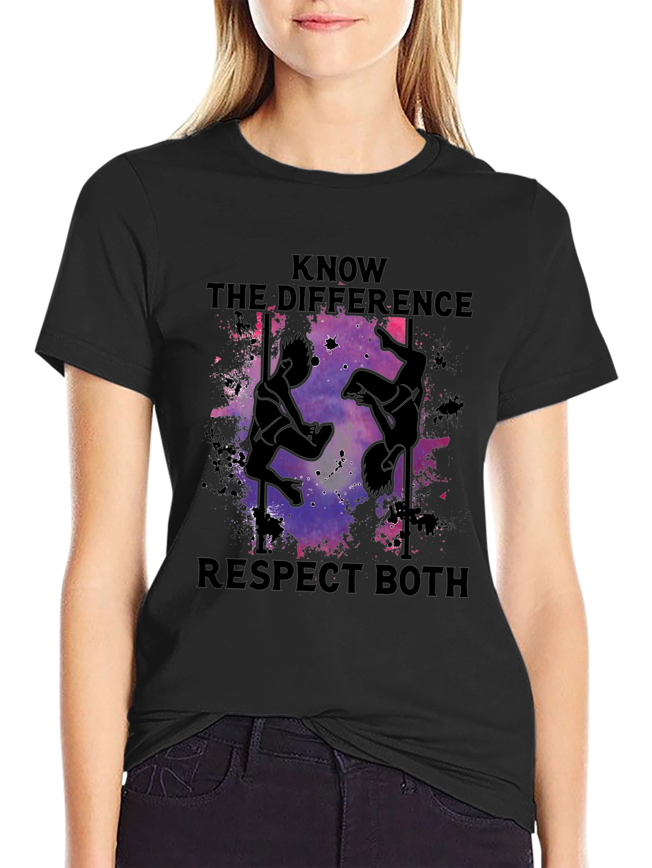 Know The Difference Respect Both T-Shirt