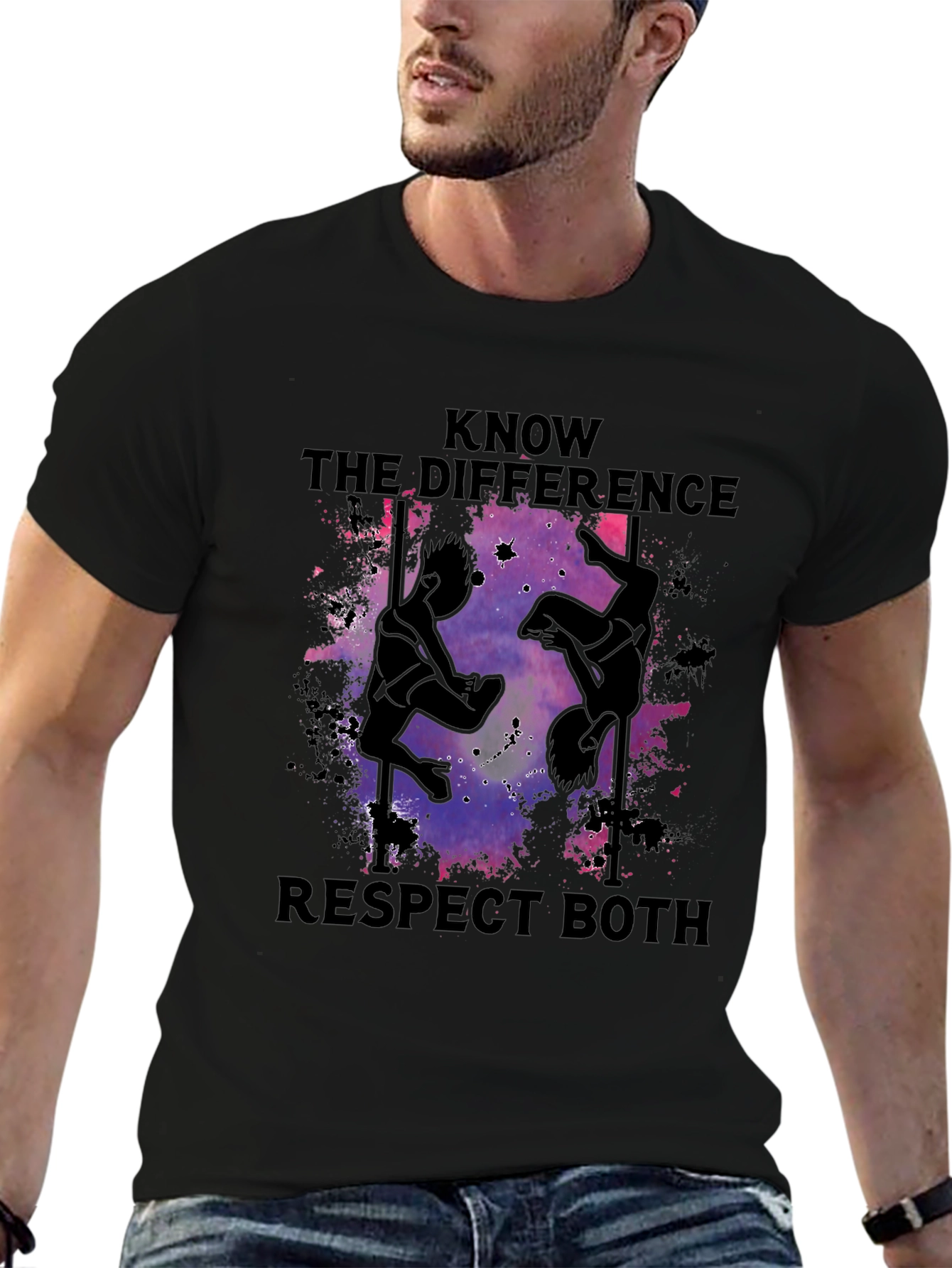 Know The Difference Respect Both T-Shirt