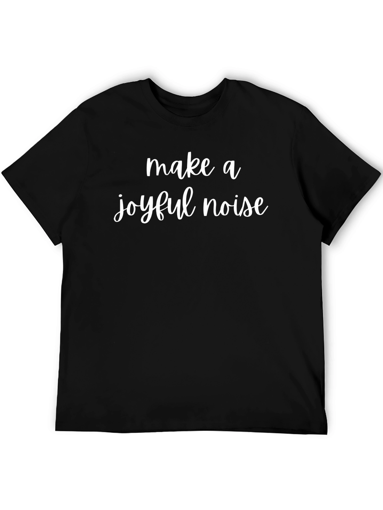 Make a Joyful Noise Black Graphic Tee