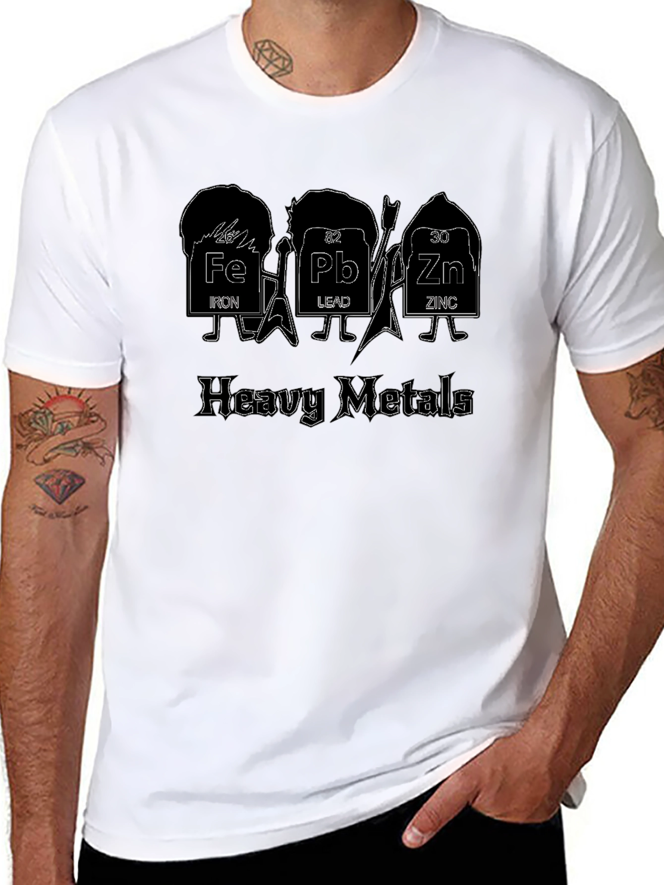 Heavy Metals T-Shirt - Periodic Table Rock