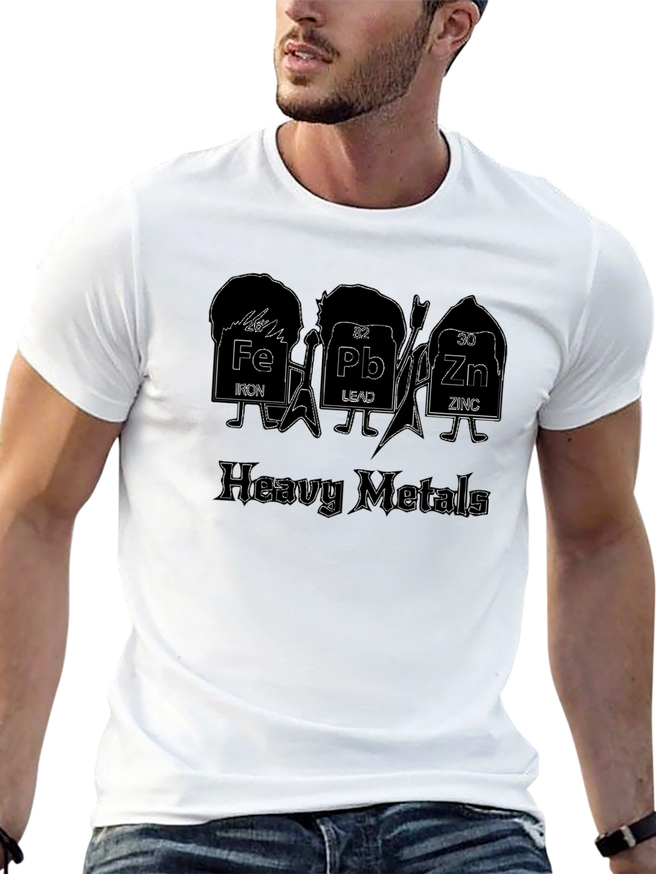 Heavy Metals T-Shirt - Periodic Table Rock