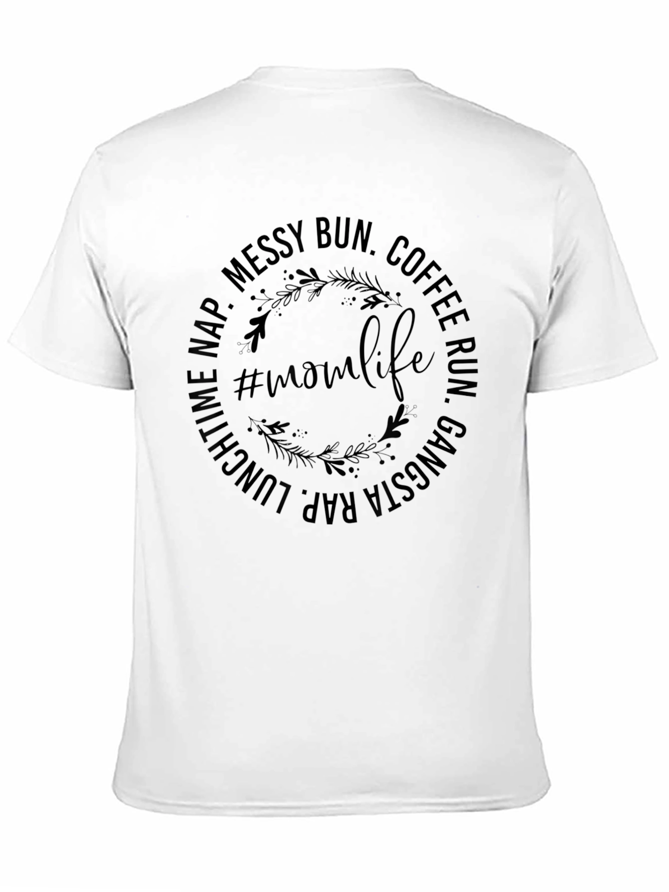 Mom Life Graphic Tee - Black T-Shirt