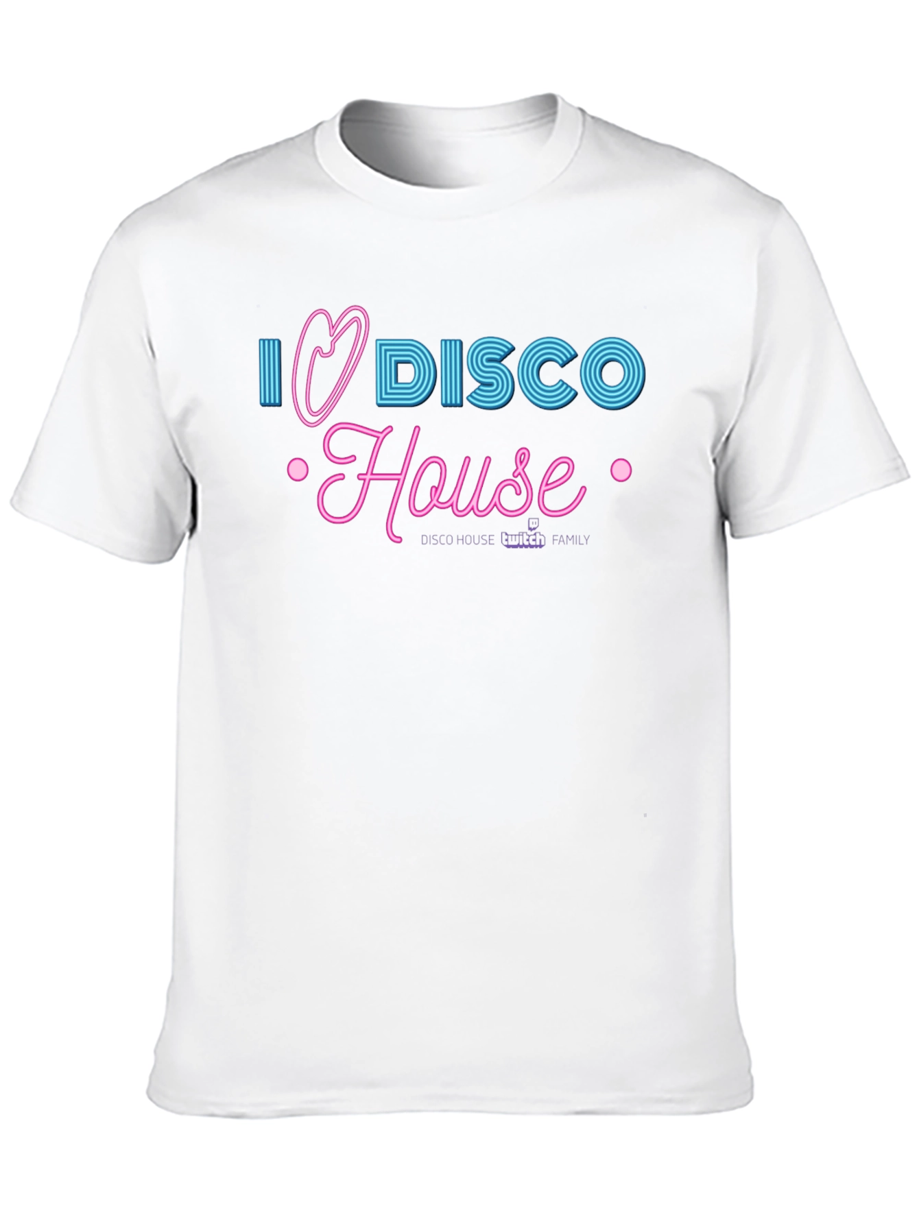 I Heart Disco House Black T-Shirt