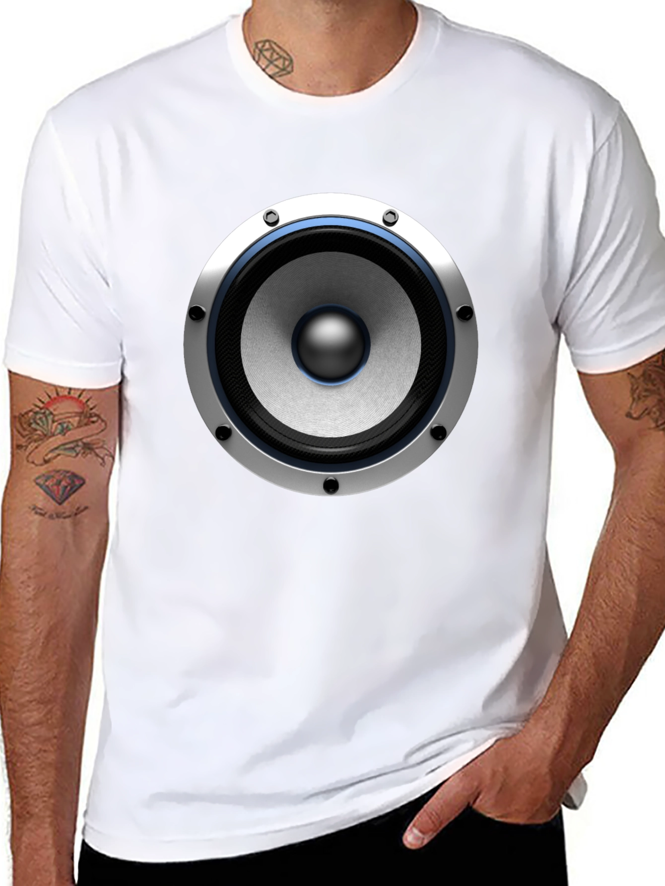 Speaker Graphic T-Shirt - Loud & Proud Design