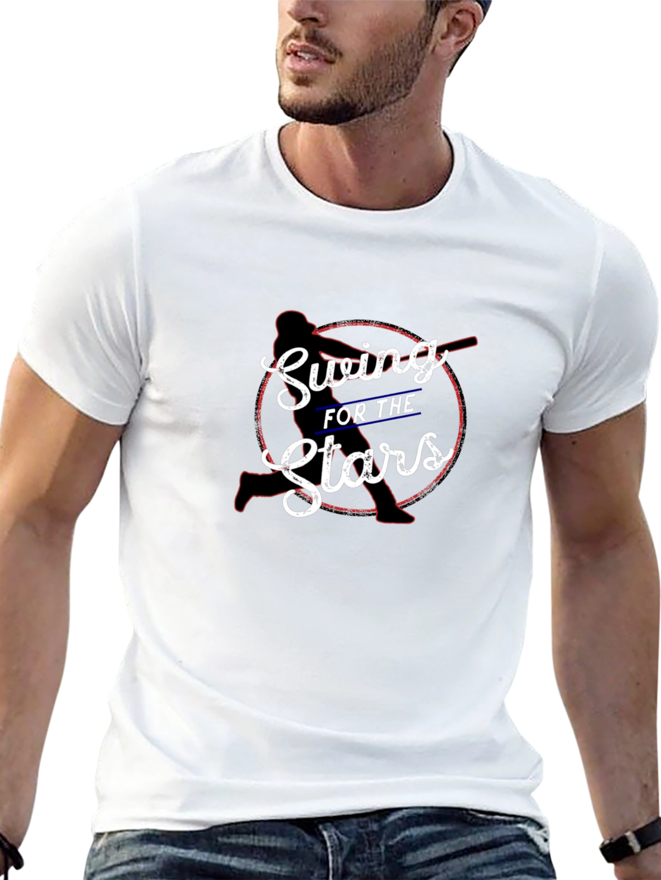 Swing for the Stars Graphic Tee