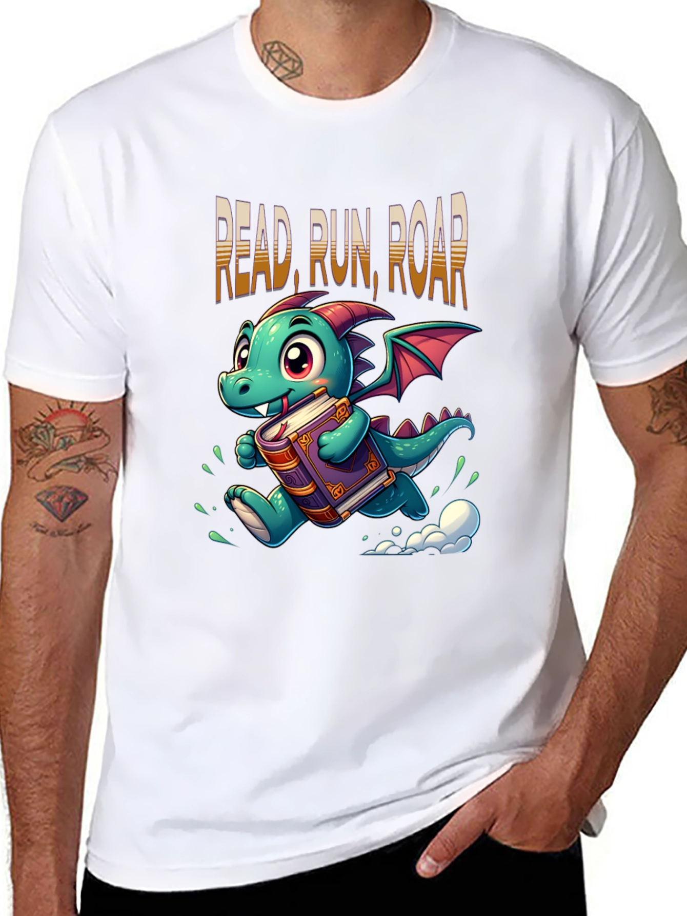 Read Run Roar Dragon T-Shirt