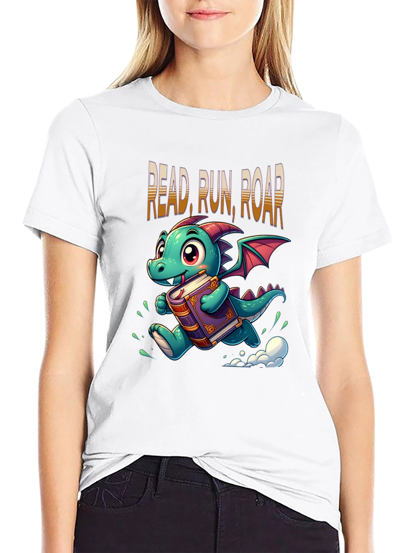 Read Run Roar Dragon T-Shirt