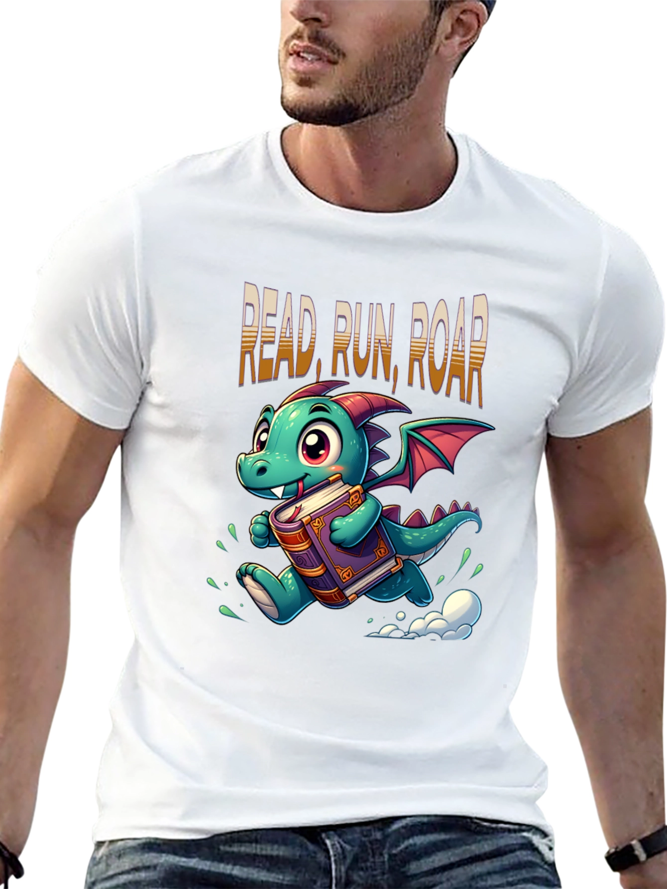 Read Run Roar Dragon T-Shirt