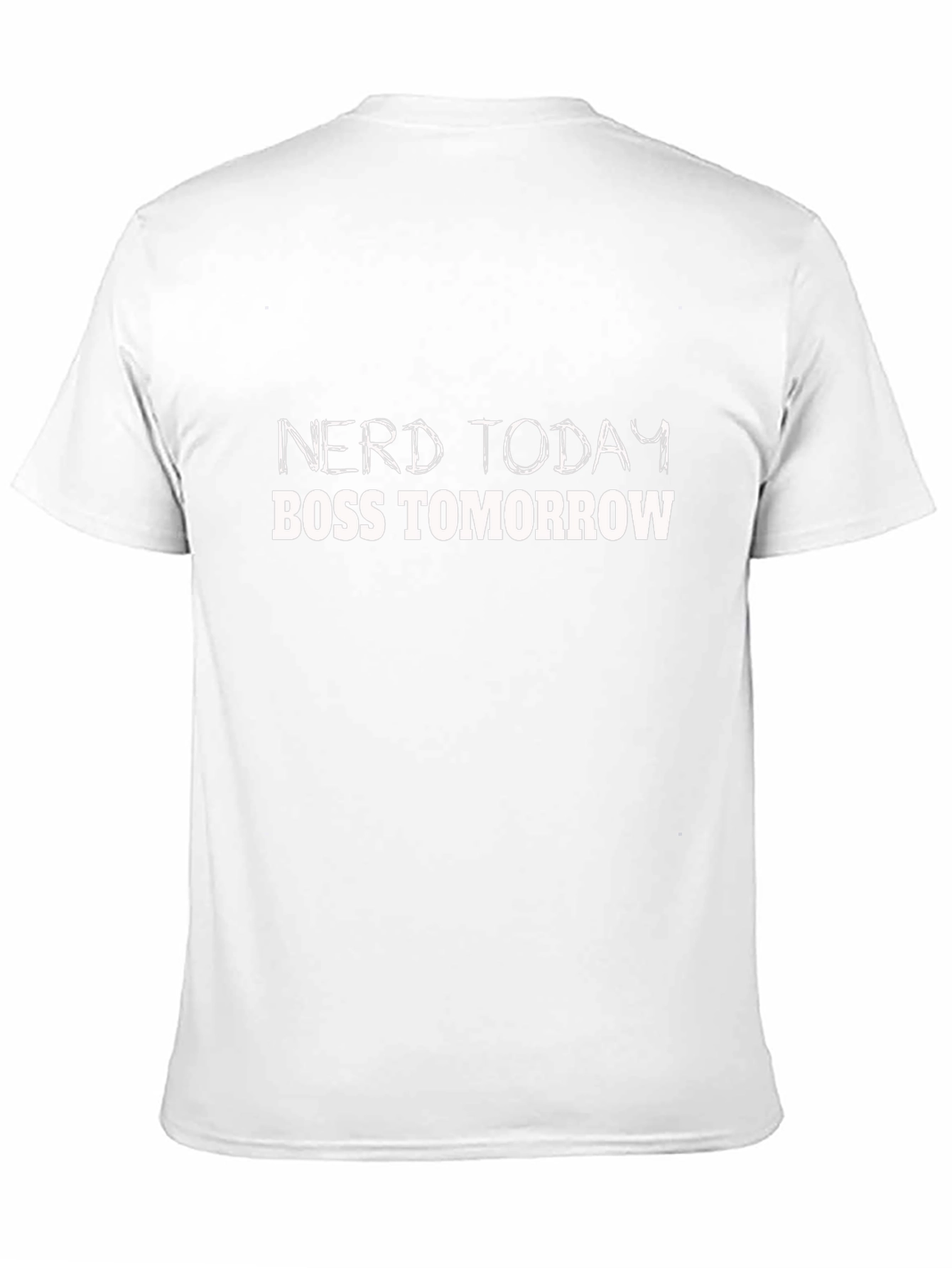 Nerd Today Boss Tomorrow Black T-Shirt
