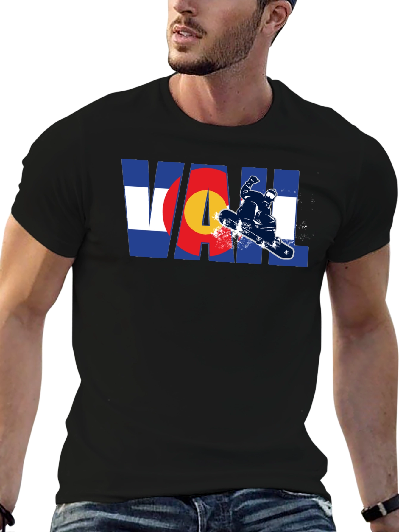Vail Colorado Snowboard T-Shirt