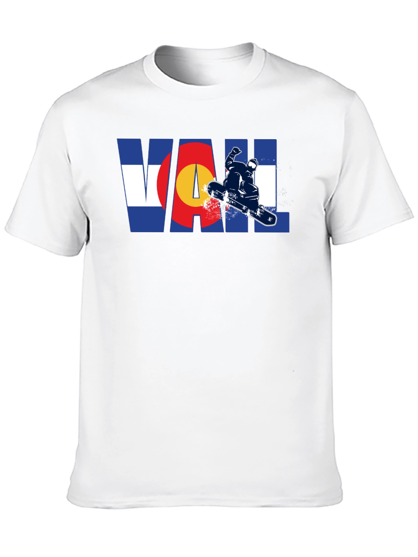 Vail Colorado Snowboard T-Shirt