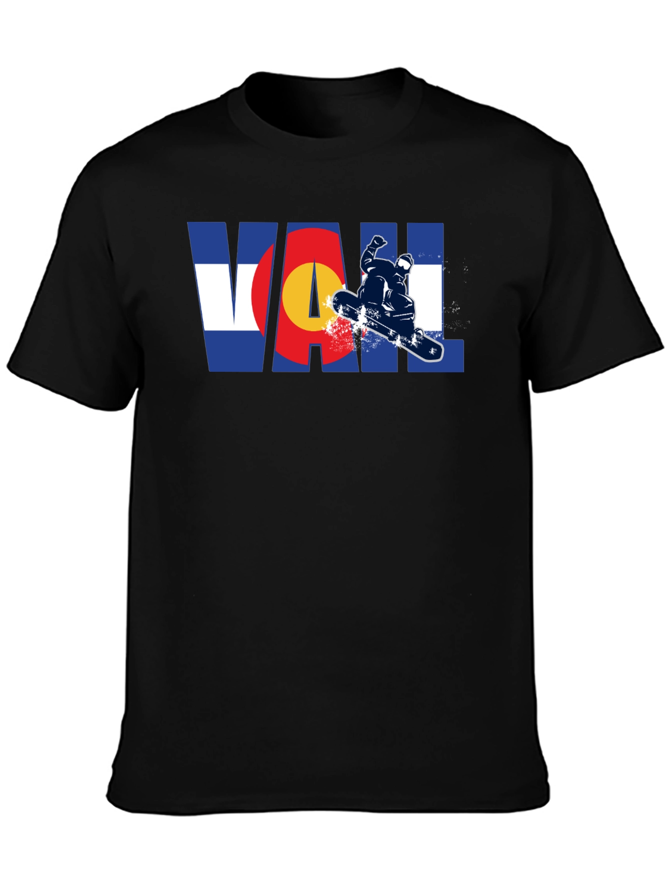 Vail Colorado Snowboard T-Shirt