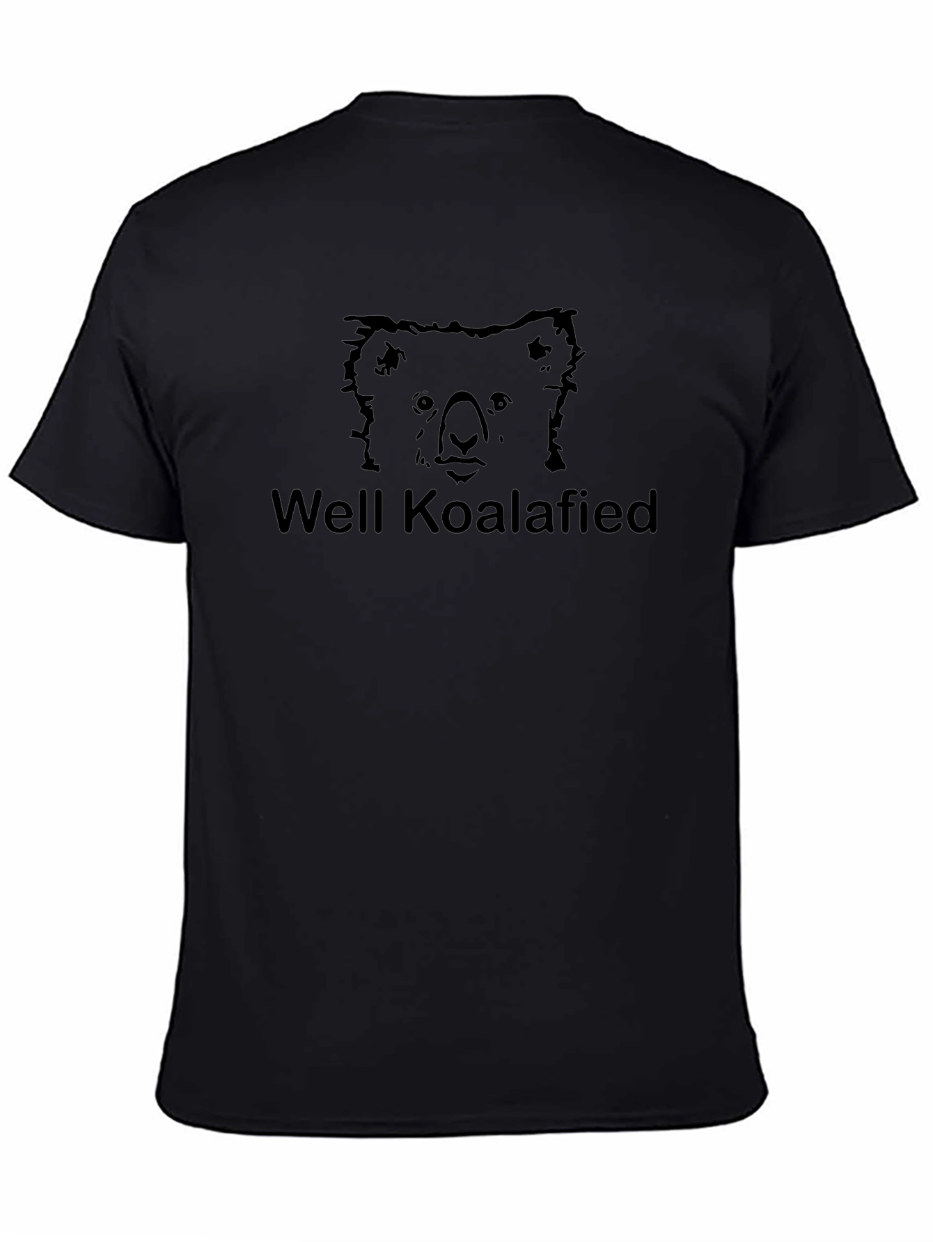 Well Koalafied Black T-Shirt