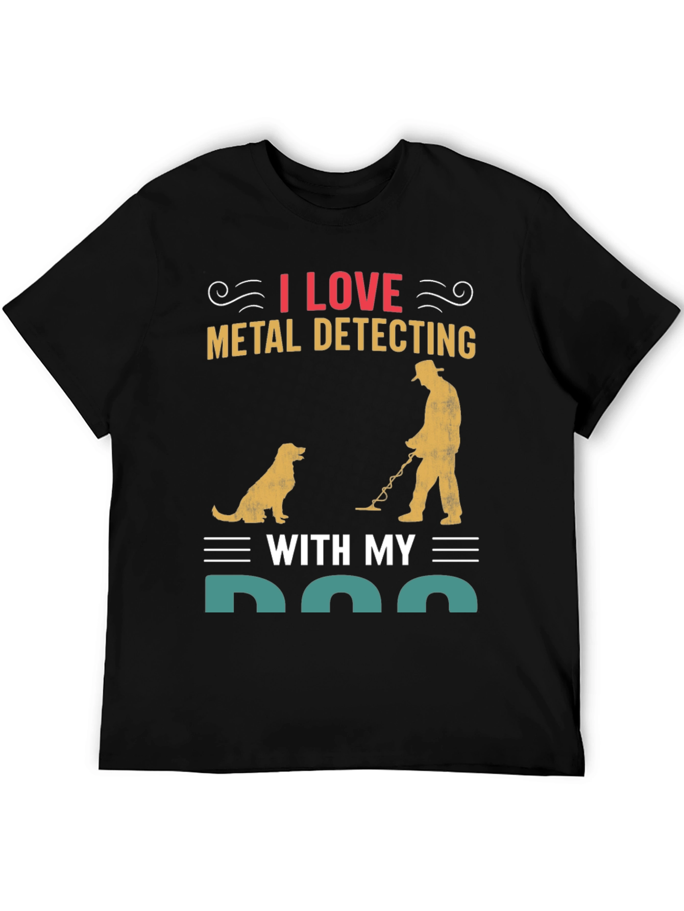 I Love Metal Detecting with My Dog T-Shirt