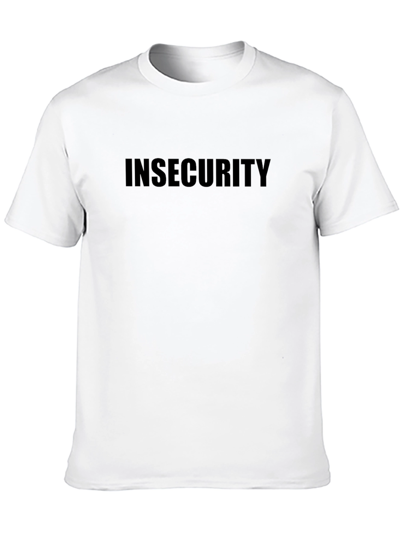 Insecurity Tee - Black Graphic T-Shirt