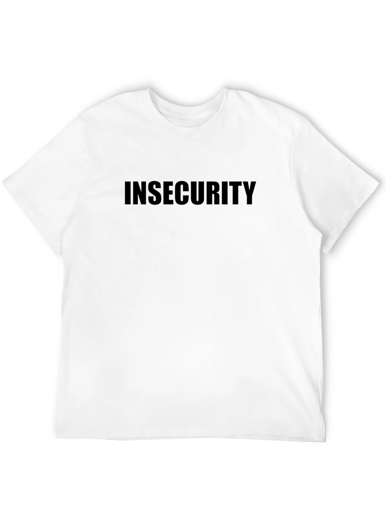 Insecurity Tee - Black Graphic T-Shirt