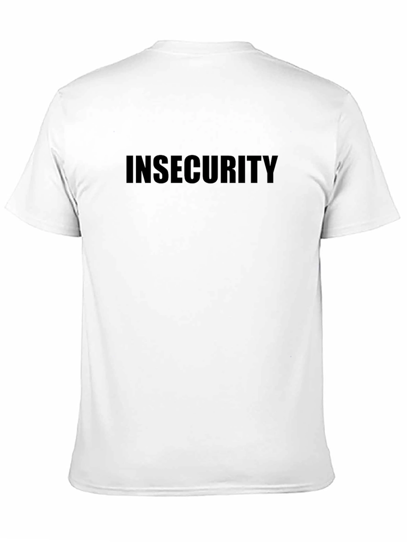Insecurity Tee - Black Graphic T-Shirt
