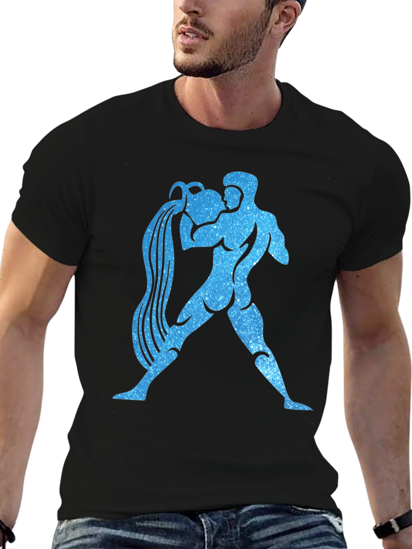 Aquarius Zodiac T-Shirt - Stylish Star Sign Design
