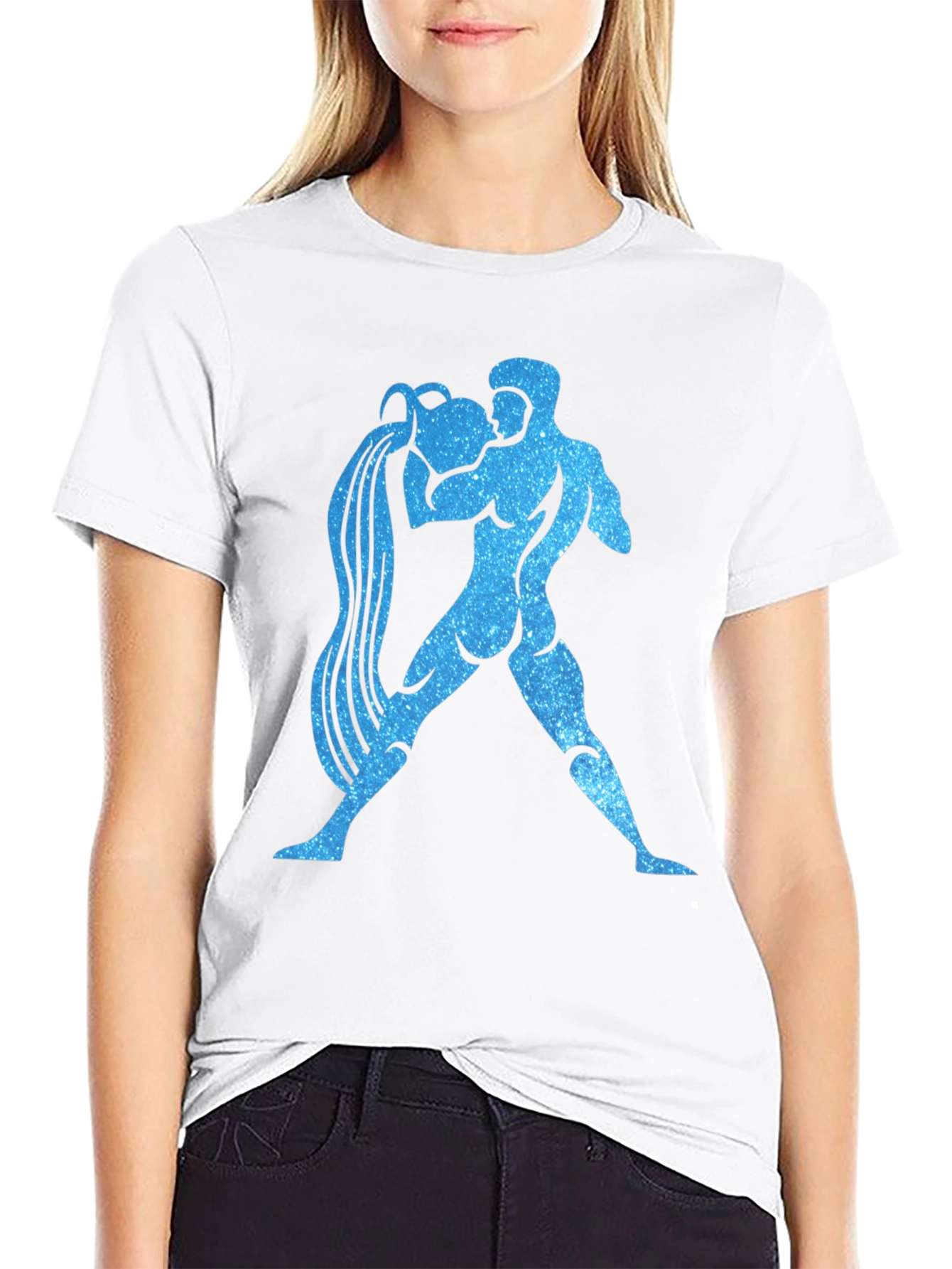 Aquarius Zodiac T-Shirt - Stylish Star Sign Design