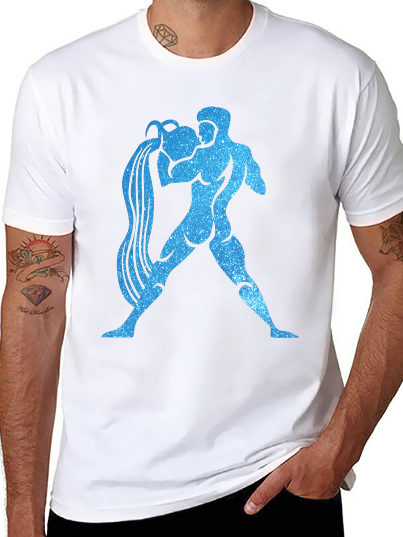 Aquarius Zodiac T-Shirt - Stylish Star Sign Design