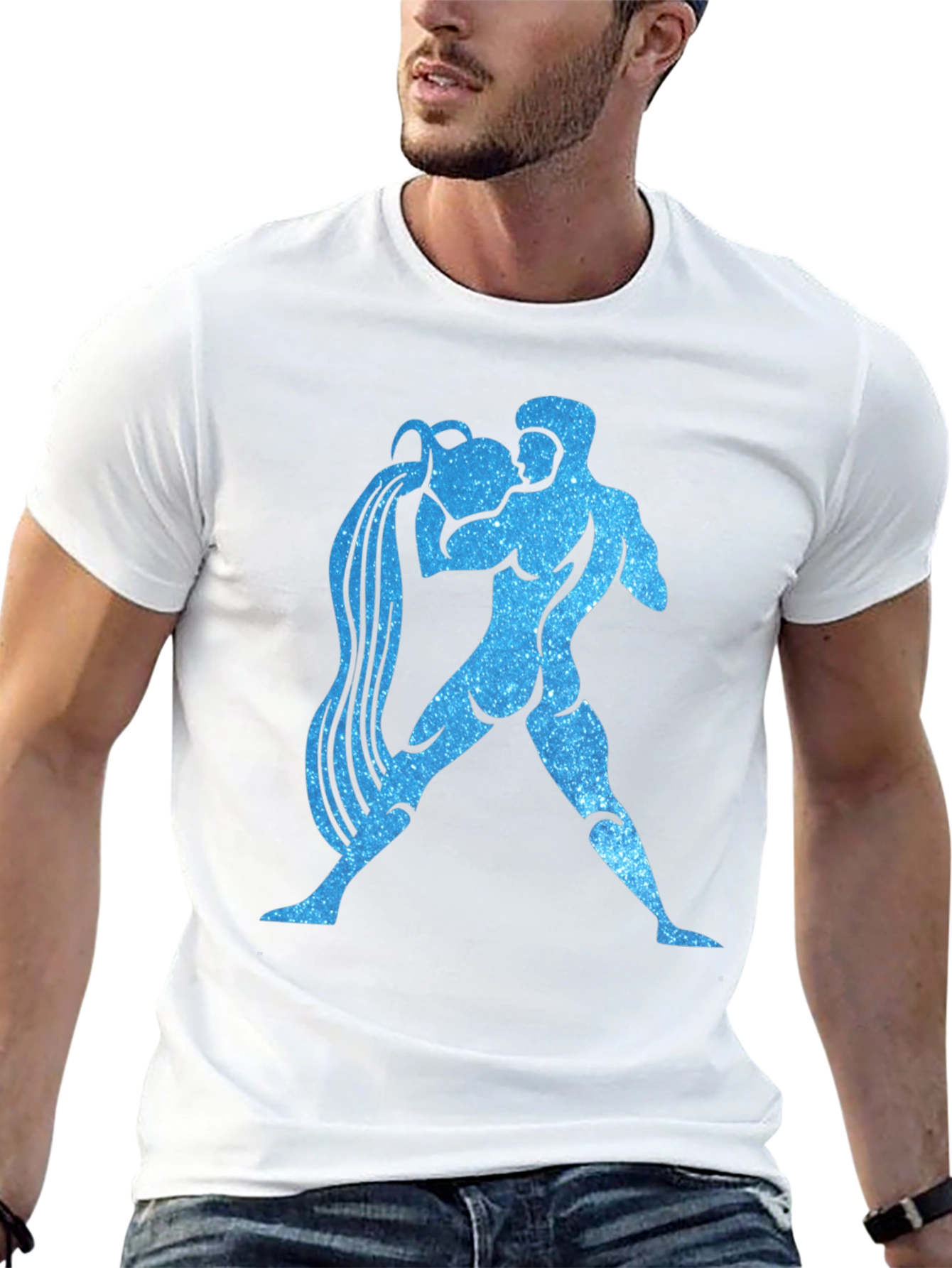 Aquarius Zodiac T-Shirt - Stylish Star Sign Design