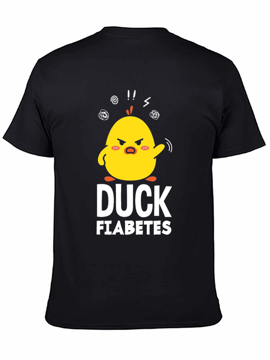 Duck Fiabetes Funny Graphic T-Shirt