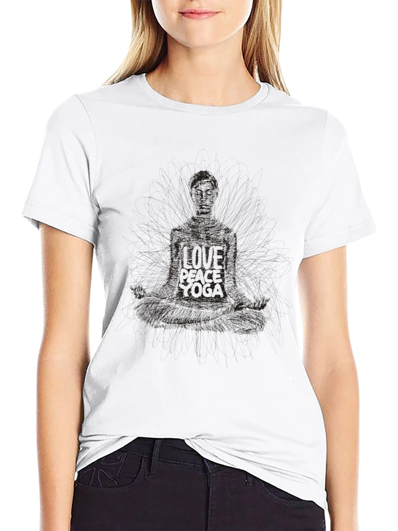 Love Yoga Graphic T-Shirt
