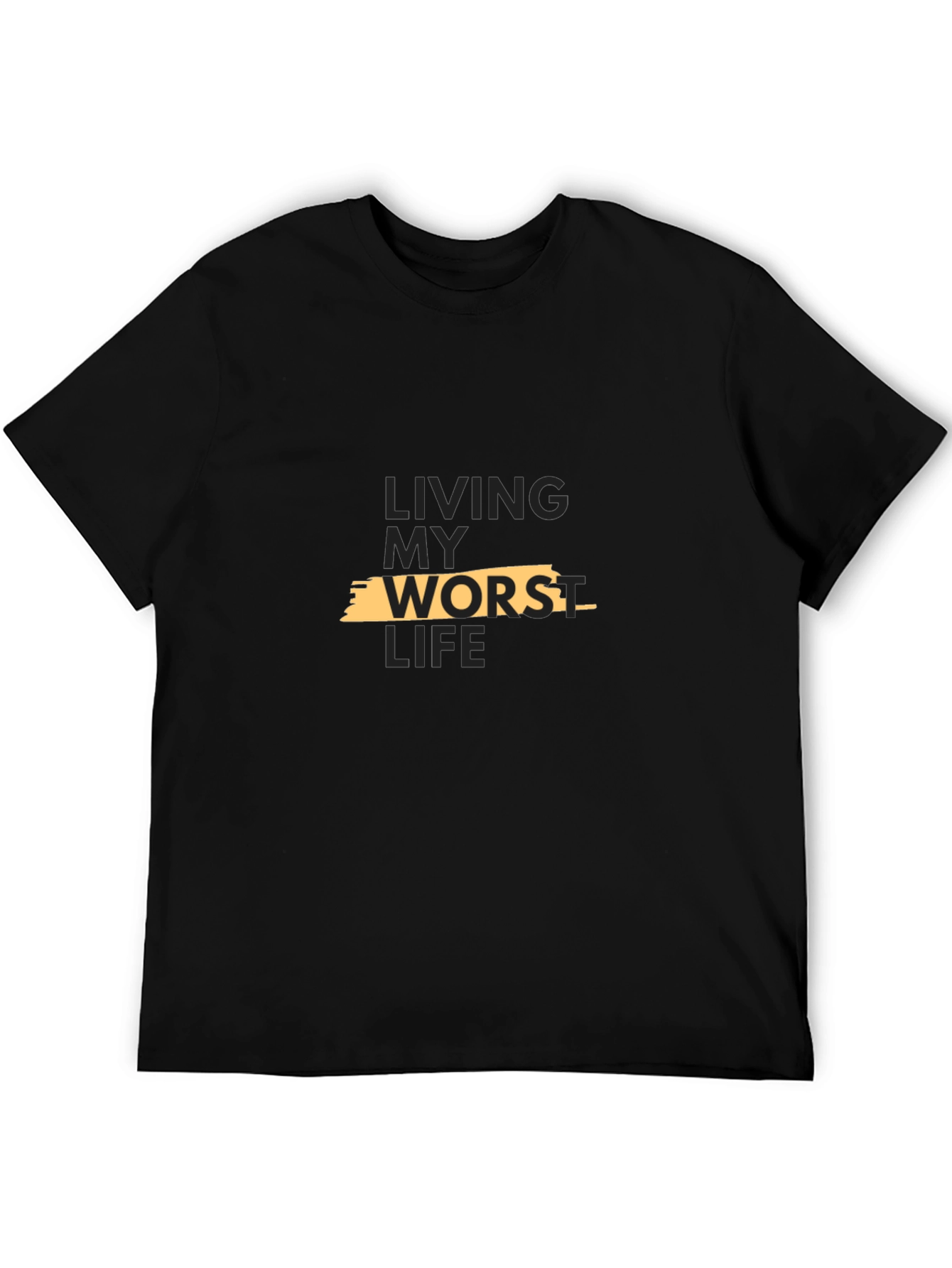 Living My Worst Life Tee - Black
