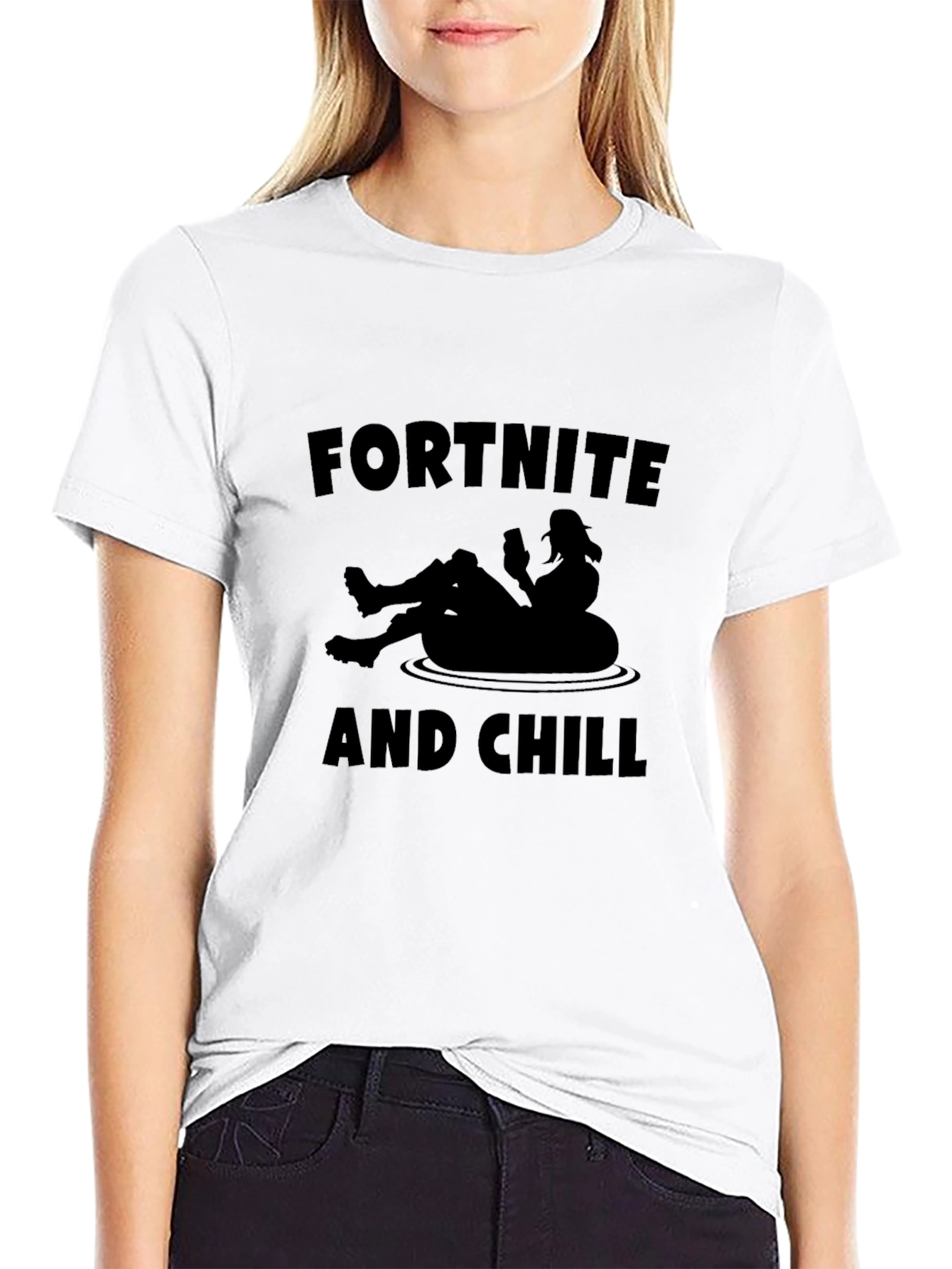 Fortnite and Chill Graphic T-Shirt