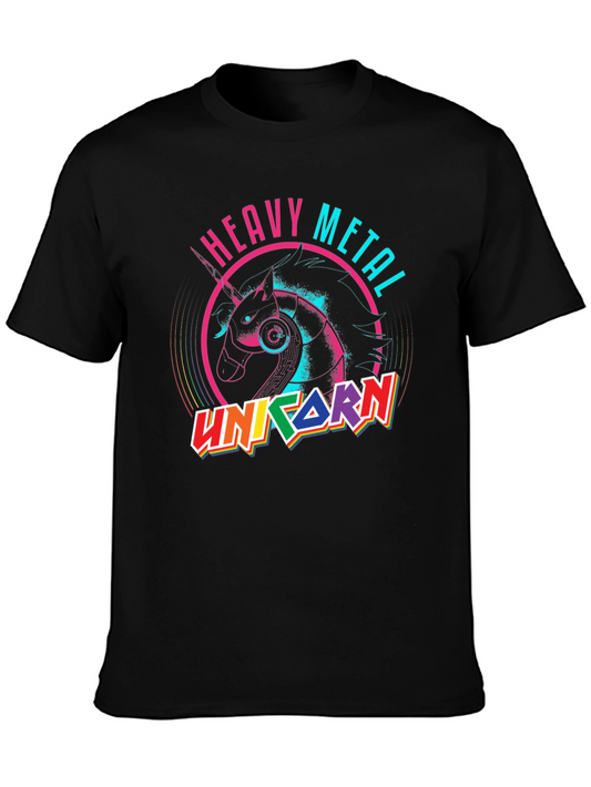 Heavy Metal Unicorn T-Shirt - Graphic Tee