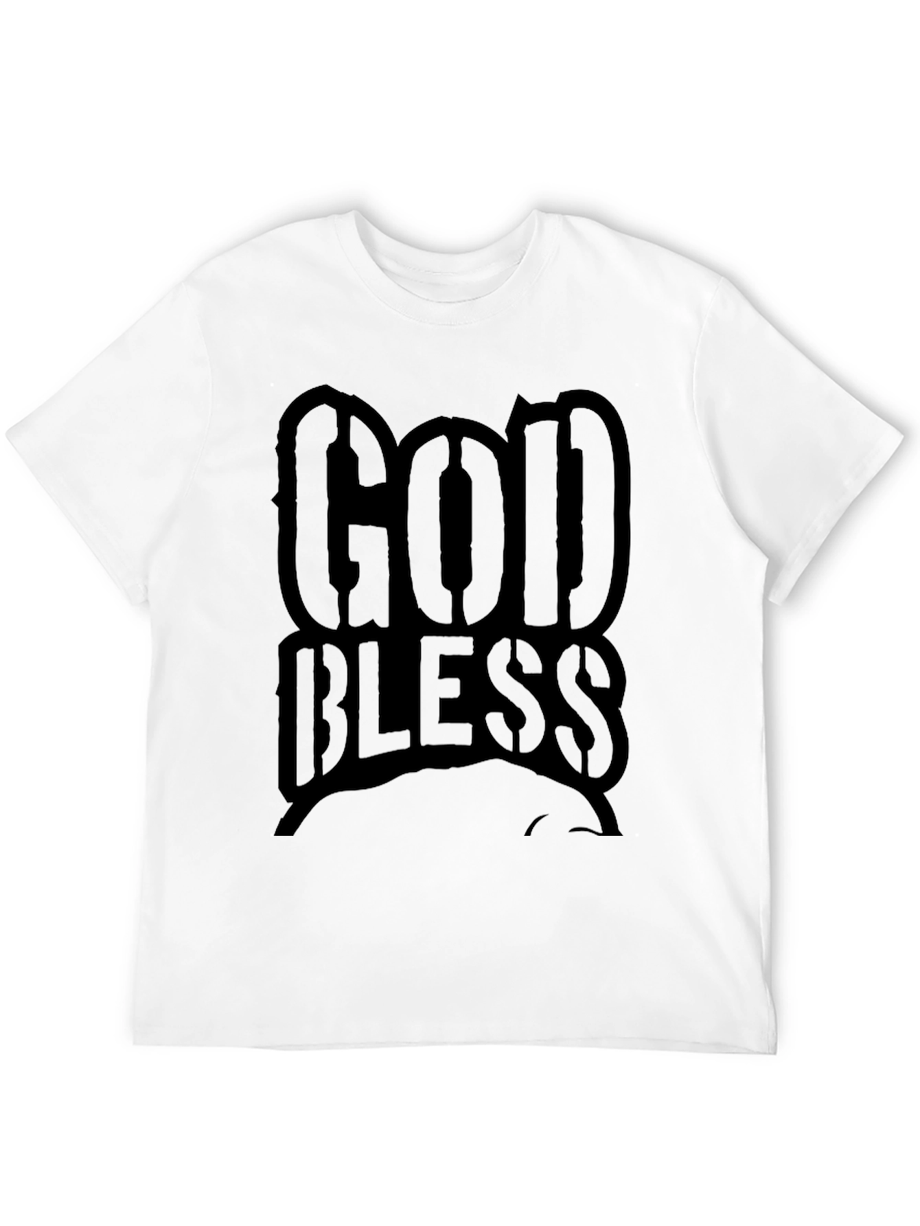 God Bless Black T-Shirt - Religious Graphic Tee