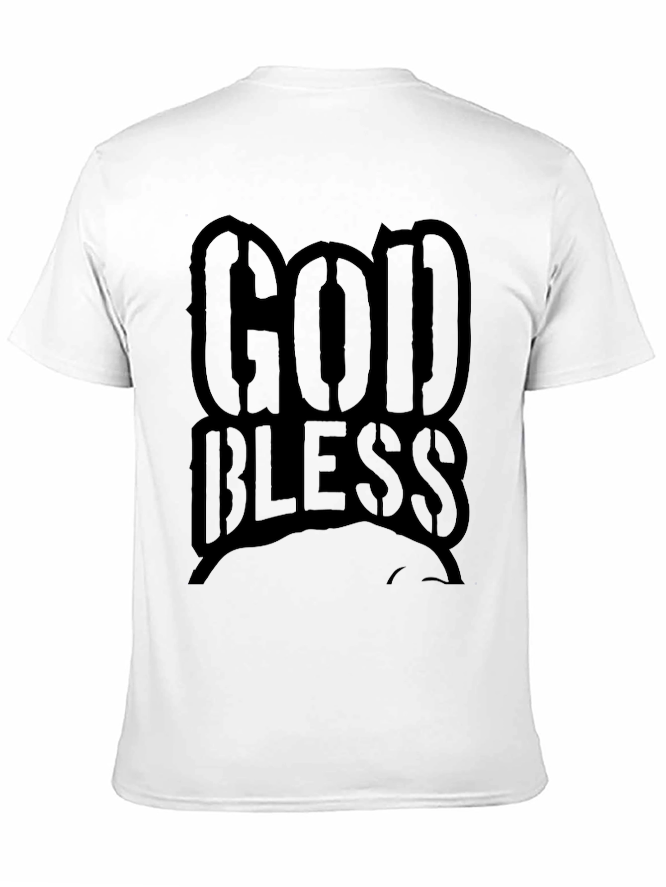 God Bless Black T-Shirt - Religious Graphic Tee