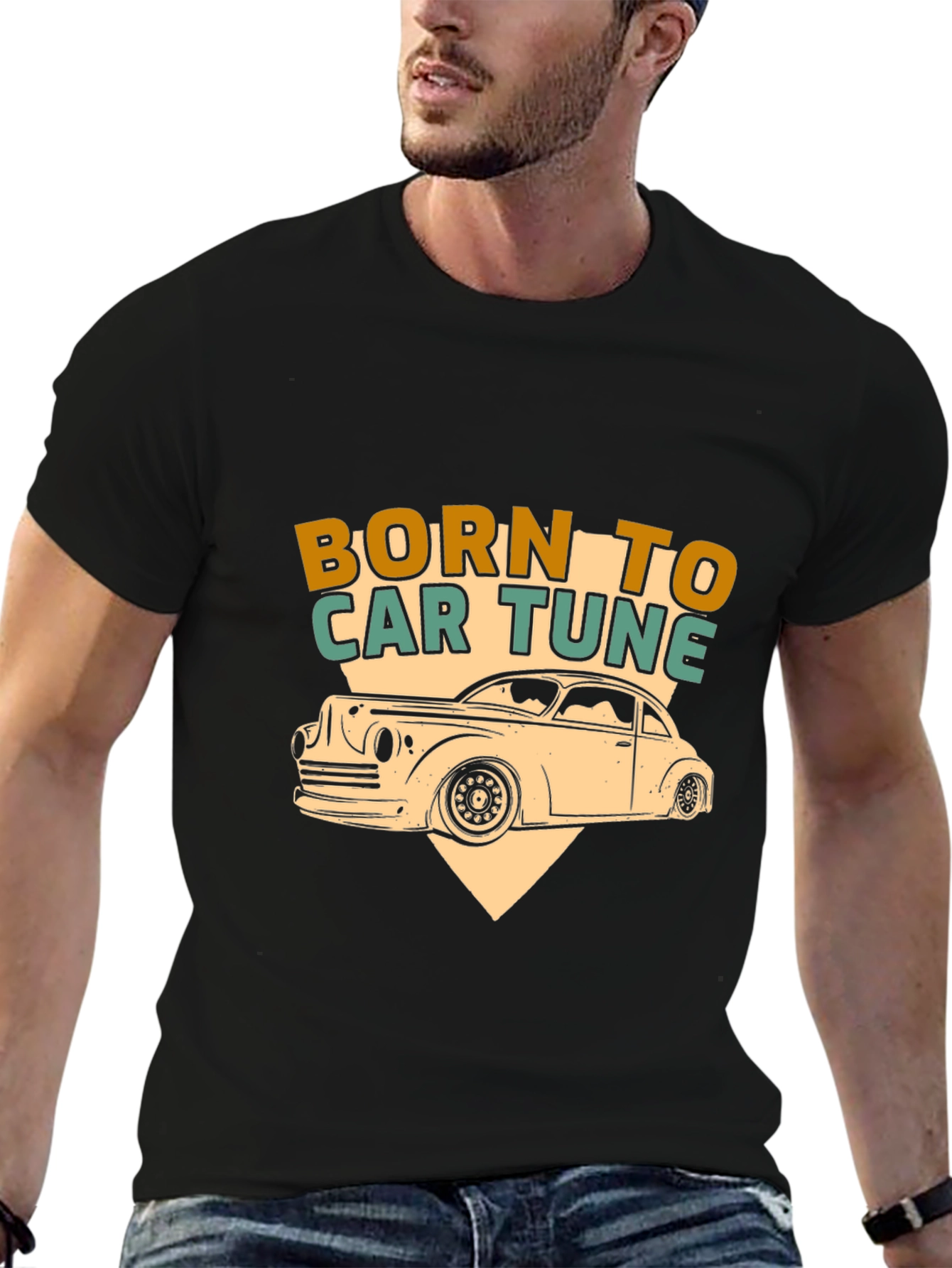 Born to Car Tune Graphic T-Shirt
